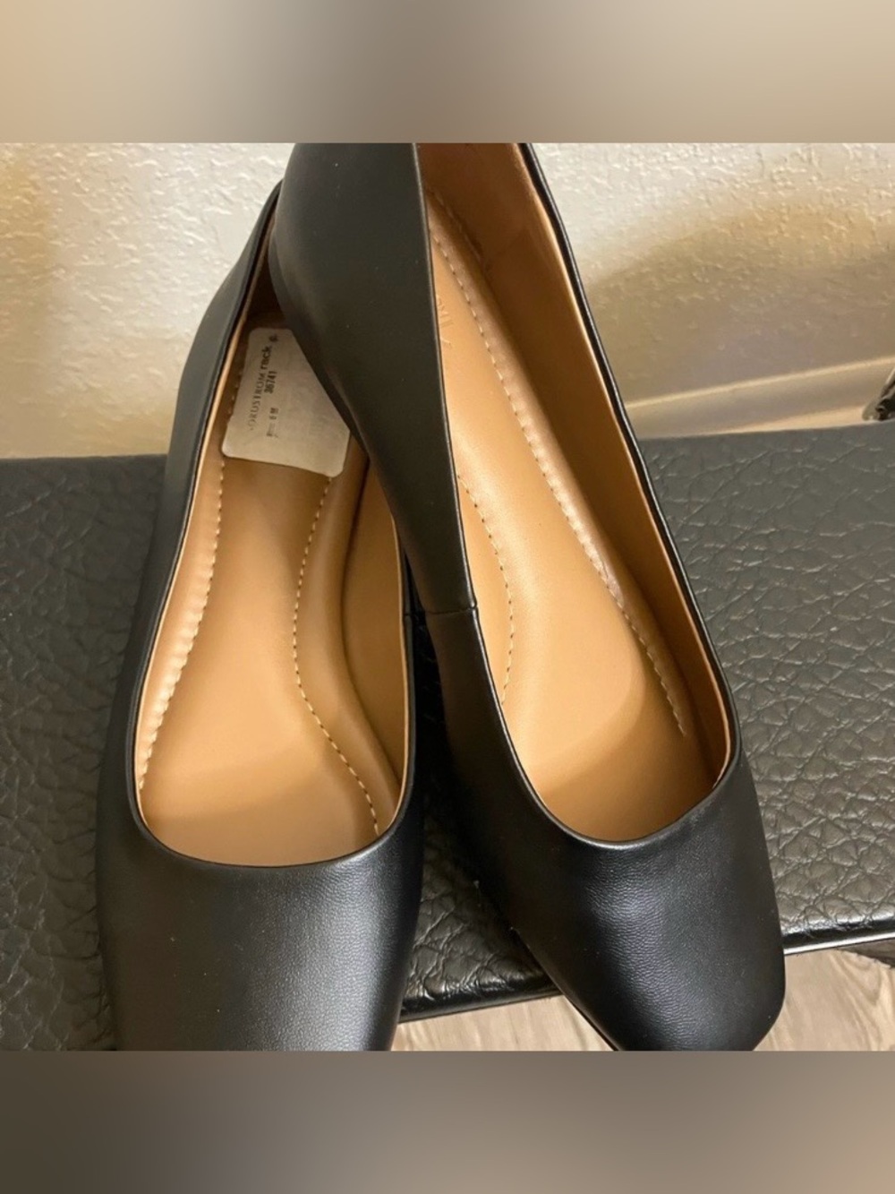 NORDSTROM RACK Classic Black Women's Ballet Flats. Sz 6.   NWT
